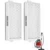 ZaKaBox 2 set di filtri di ricambio grigi per filtro Miele HEPA AirClean SF-HA 50 per aspirapolvere S8340 S8360 S8380, Guard S1 L1 M1