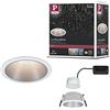 Paulmann 93409 Lampada da incasso LED Cole rotonda incl. 1 faretto da incasso dimmerabile da 6,5 Watt bianco, argentato apparecchio da incasso plastica, zinco-alluminio spot da soffitto 2700 K