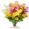 BDHYYM 6 Mazzi Fiori Artificiali per Esterni Piante Finte Resistenti ai Raggi UV in Plastica Fiori Finti da esterno per Esterni Interni Decorazione per Casa Portico Balconi