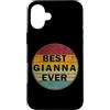 First Names Apparel vintage Style Custodia per iPhone 16 Plus Nome personalizzato Gianna I love Gianna Retro Vintage Style