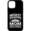 Book Mom Night Reader Quiet Reading Love Custodia per iPhone 12 mini Libro per lettori notturni Mom Quiet Nights Deep Stories