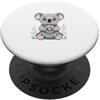 Timowo Studio Koala con Ingranaggio Motivo Lavoro Animale PopSockets PopGrip Adesivo