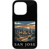 San Jose Travel Art Studio Custodia per iPhone 13 Pro san jose, california, orizzonte, retro, vendemmia,