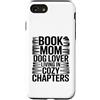 Dog Lover Reading Sunset Retro Custodia per iPhone SE (2020) / 7/8 Libro Mamma Amante Del Cane Vivere In Capitoli Accogli