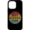 First Names Apparel vintage Style Custodia per iPhone 14 Pro Max Nome personalizzato Gianna I love Gianna Retro Vintage Style