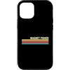 Funny Magnet Fisher Tees & Gifts Custodia per iPhone 12/12 Pro Magnete Fisher Retro Style