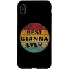 First Names Apparel vintage Style Custodia per iPhone XS Max Nome personalizzato Gianna I love Gianna Retro Vintage Style