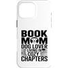 Dog Lover Reading Sunset Retro Custodia per iPhone 16 Pro Max Libro Mamma Amante Del Cane Vivere In Capitoli Accogli