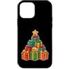 boxes stack star ribbons holiday winter Custodia per iPhone 12 mini Pila di scatole con stella