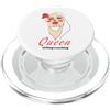 Statement Quote Culture Queen Of F-ing Everything (Dichiarazione di potere delle donne) PopSockets PopGrip per MagSafe