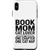 Reading Mama Feline Lover Bookworm Cat Custodia per iPhone XS Max Prenota mamma amante dei gatti solo un altro capitolo Cat Nap