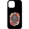 Japanese Aesthetic by Tokyo Waves Custodia per iPhone 12 Pro Max Hannya Oni Mask Devil Yokai - Maschera giapponese con tatuaggio demone