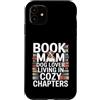 Dog Lover Reading Sunset Retro Custodia per iPhone 11 Libro Mamma Amante Del Cane Vivere In Capitoli Accogli