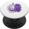 Awareness Bloom Designs La consapevolezza dell'Alzheimer che ricorderò per te PopSockets PopGrip Adesivo