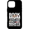 Bookworm Dog Lover Quiet Nights Reading Custodia per iPhone 16 Pro Max Prenota Mamma Amante Del Cane Notti Tranquille Libri E Cani