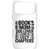 Dog Lover Reading Sunset Retro Custodia per iPhone 17 Pro Max Libro Mamma Amante Del Cane Vivere In Capitoli Accogli
