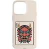 Hannya Oni Mask Aesthetic By TW Custodia per iPhone 15 Pro Max Hannya Oni Mask Devil Yokai - Maschera giapponese con tatuaggio demone