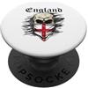Maglietta Inghilterra UK Regno Unito Ing Tshirt Inghilterra Inglese UK Regno Unito Londra Britannica PopSockets PopGrip Adesivo