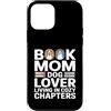 Dog Lover Reading Sunset Retro Custodia per iPhone 12 mini Libro Mamma Amante Del Cane Vivere In Capitoli Accogli