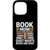 Bookworm Dog Lover Quiet Nights Reading Custodia per iPhone 14 Pro Max Prenota Mamma Amante Del Cane Notti Tranquille Libri E Cani