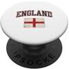 Maglietta Inghilterra UK Regno Unito Ing Tshirt Inghilterra Inglese UK Regno Unito Londra Britannica PopSockets PopGrip Adesivo