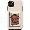 Hannya Oni Mask Aesthetic By TW Custodia per iPhone 11 Pro Max Hannya Oni Mask Devil Yokai - Maschera giapponese con tatuaggio demone
