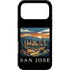 San Jose Travel Art Studio Custodia per iPhone 17 Pro Max san jose, california, orizzonte, retro, vendemmia,