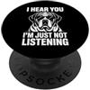 Fun Saint Bernard Dog Fun Saint Bernard San Bernardo Cane Divertente San Bernardo PopSockets PopGrip Adesivo