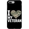 Military Wife Gifts Custodia per iPhone 7 Plus/8 Plus Moglie Veterana Militare Veterani Giorno Veterano Moglie