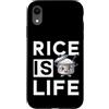 Love Philippines Flag Proud Filipino Pin Custodia per iPhone XR Il riso è la vita Cibo filippino Filippine Amore asiatico Riso