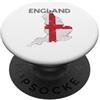 Maglietta Inghilterra UK Regno Unito Ing Tshirt Inghilterra Inglese UK Regno Unito Londra Britannica PopSockets PopGrip Adesivo