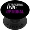 Asexual Attraction Level Tees Livello di attrazione asessuale facoltativo PopSockets PopGrip Adesivo