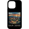 San Jose Travel Art Studio Custodia per iPhone 14 Pro Max san jose, california, orizzonte, retro, vendemmia,