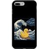 Paperella Di Gomma Surfista Ukiyo-e Giap Custodia per iPhone 7 Plus/8 Plus Paperella Di Gomma Surf Giapponese Grande Onda Anime