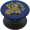 Wistful Mr. C Dives In Hot Dog Gomma Pollo Corallo PopSockets PopGrip Adesivo