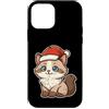 ragdoll cat winter santa hat snow winter Custodia per iPhone 12 mini Ragdoll - Gatto invernale con cappello da Babbo Natale