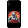 Pitbull Terrier Puppy Lover PS Custodia per iPhone XS Max Divertente retrò giapponese Dogzilla Pitbull Terrier amante dei cani