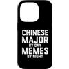 Meme Gifts For Everyone Custodia per iPhone 14 Pro Maggiore cinese di giorno Meme di notte Studente di sinologia cinese
