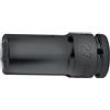 Beta 720L 19 - Chiavi a bussola con attacco quadro femmina 1/2 bocca esagonale, serie lunga fosfatate