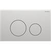 Geberit Placca di comando Sigma40 round spazzolato 115.628.FW.1