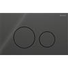 Geberit Placca di comando Sigma40 round vetro nero 115.628.SJ.1