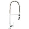 Fiore Rubinetterie SRL Miscelatore lavello industriale-Flex cm. 35, XENON cromo