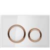 Geberit Placca di comando Sigma 21 vetro bianco/oro rosso 115.650.SI.1