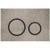 Geberit Placca di comando Sigma 21 effetto cemento / nero cromato 115.651.JV.1