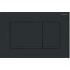 Geberit Placca di comando Sigma 20 square Geberit 115.883.DW.1 Nero / nero opaco / nero
