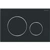 Geberit Placca di comando Sigma 20 round Geberit 115.882.14.1 Nero opaco / cromo