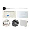 Pucci Kit trasformazione Pucci placca Eco/Sara in Eco Sfioro vetro bianco