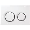 Geberit Placca Omega 20 Geberit bianco/cromato/bianco