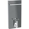 Geberit Monolith bidet sospeso Geberit Vetro Lava nero cromato