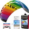 HQ Symphony Beach III 1.8 Rainbow Aquilone da trazione a 2 Cavi con Le Straps